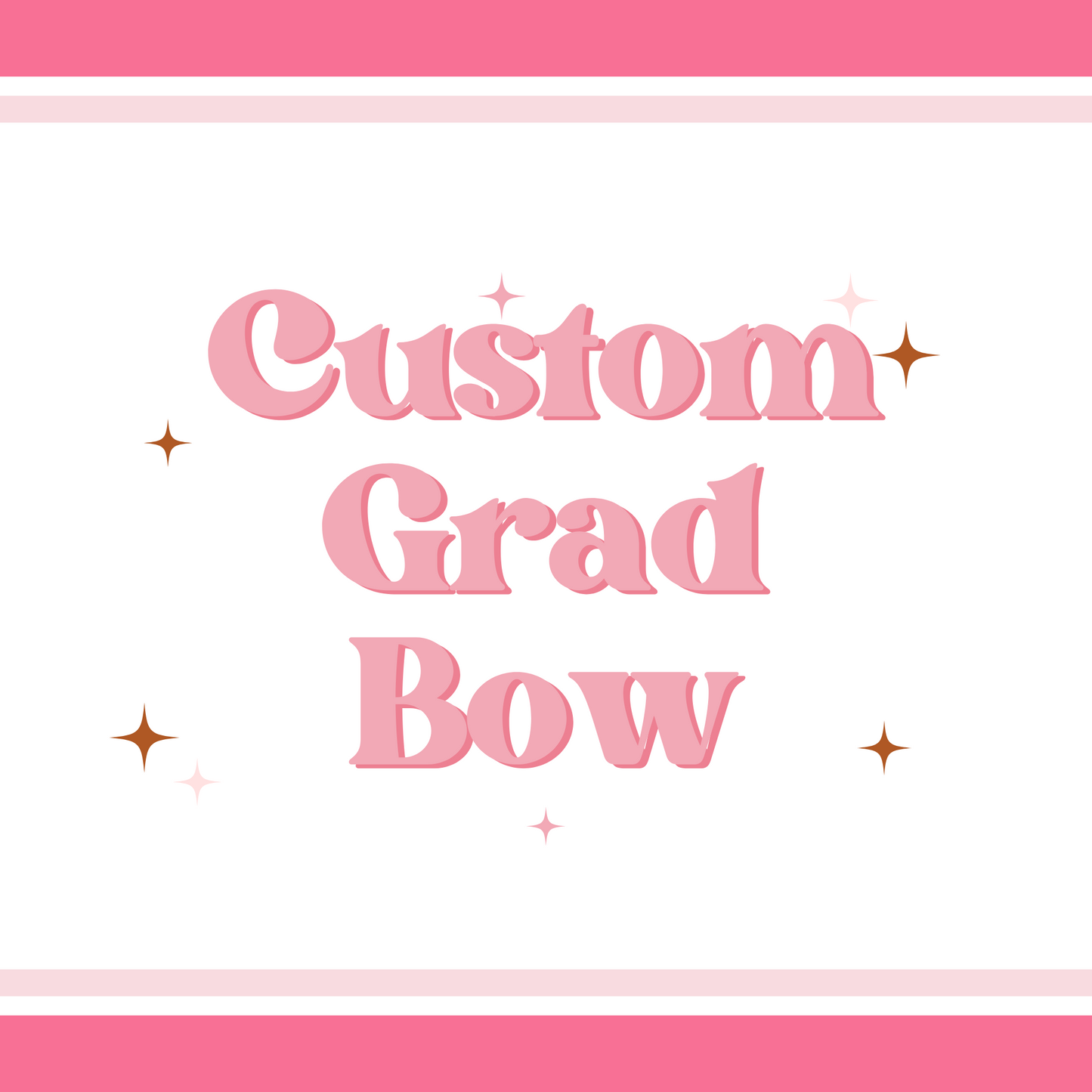 Custom Grad Bow