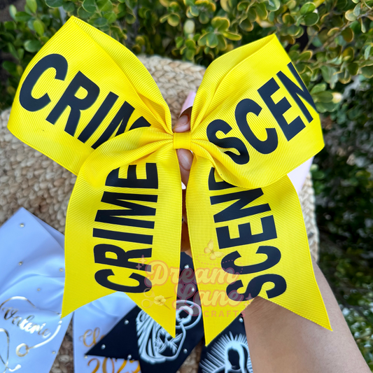 Crime Scene Grad Bow