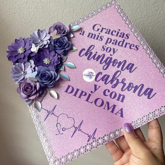 Nurse Inspo Grad Cap Topper