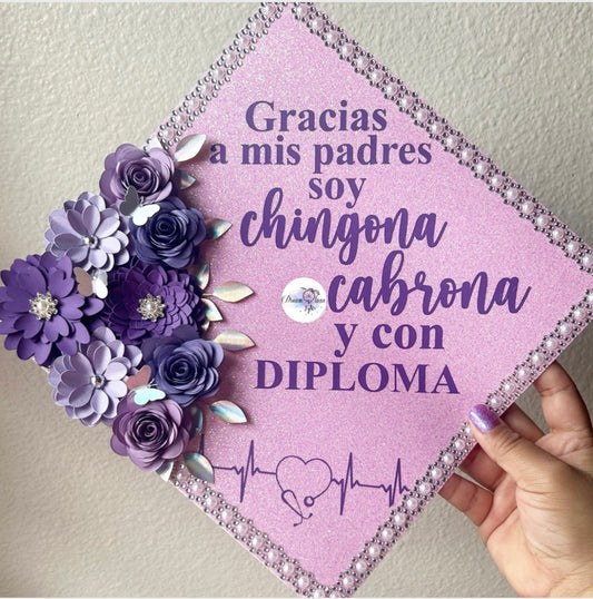 Nurse Inspo Grad Cap Topper